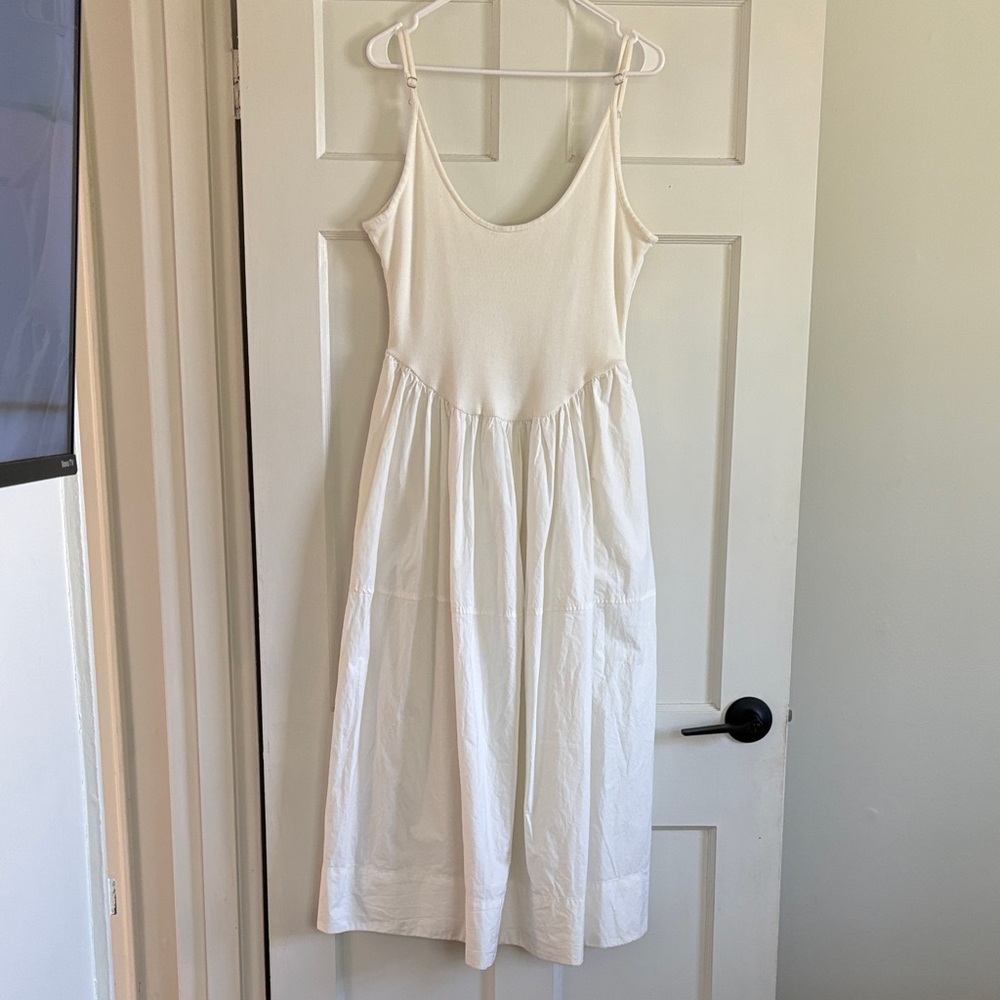 Free People Mixed Media Midi Dress